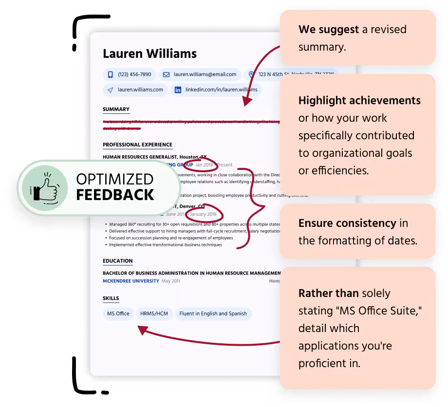 Get a Professional Resume Review